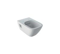 Geberit Smyle Square 350mm Wall Hung Toilet & Slim Sandwich Standard Toilet Seat