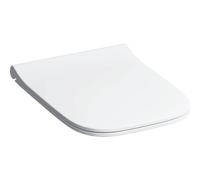 Geberit Soft Close Toilet Seat Smyle Square Quick-Release Antibacterial 450x352x45mm White