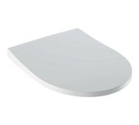Geberit K13689 iCon Toilet Seat Slim Design with Soft-Close Mechanism and Quick Release White