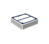 Geberit Steplano installation frame for shower surfaces Setaplano, up to 100 cm, for 4 feet 154471001