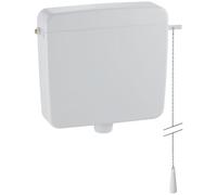 Geberit Toilet Cistern Alpine White Plastic Exposed AP127 with chain hoist 127052111