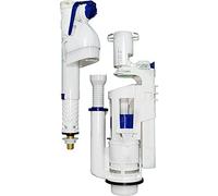 GEBERIT Toilet Flush - Dual Button Flush Cistern Valve - Two Buttons Dual Flush System Full Kit with Adjustable Filling Valve 1/2" Toilet Cistern Bottom Entry Inlet Float Valve - Geberit 273.627.KH.1