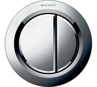 Geberit Type01 Dual Flush Button For Furniture - Gloss Chrome- 116.050.21.1