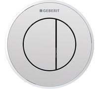 Geberit Type10 WC Dual Flush Button - Gloss/Matt Chrome - 116.055.KH.1