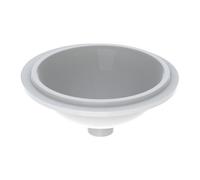 Geberit Undermount Basin VariForm Without Tap Hole 181xØ390mm White