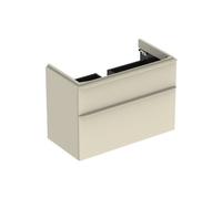 Geberit Vanity Unit Smyle Square 2 Drawers 884x617x470mm Sand Grey