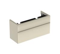 Geberit Vanity Unit Smyle Square 2 Drawers For Vanity Unit 1184x617x470mm Sand Grey