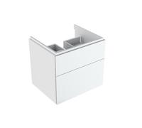 Geberit Vanity Unit Xeno2 2 Drawers 580x530x462mm Glossy White Laquered