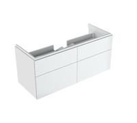 Geberit Vanity Unit Xeno2 4 Drawers 1174x530x462mm Glossy White Laquered