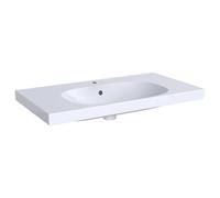 Geberit Vanity Washbasin Acanto Simple Mounting With Storage Surface 900x168x482mm 1 hole White 500623012