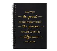 GEBETTER Thank You Gift for Colleagues Leaving Gifts A5 Spiral Lined Notepad Employee Appreciation Inspirational Notebook Gift for Women Men Coworker Teacher Volunteer Colleague