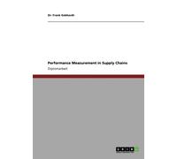 Gebhardt - Performance Measurement in Supply Chains - New paperback or - X555z