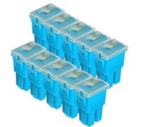 Gebildet 10pcs Square Auto Fuses 20A Tall Standard Profile Box Shaped Automotive Fuse for SUVs Cars Trucks Boats (Inside Insert Type)