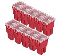 Gebildet 10pcs Square Auto Fuses 50A Tall Standard Profile Box Shaped Automotive Fuse for SUVs Cars Trucks Boats (Inside Insert Type)