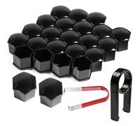 Gebildet 22Pieces Wheel Nut Cap 21mm, Wheel Bolt Nut Caps Covers, Hexagonal Tire Nut Covers with Removal Tool Set for Cars (Not Fit with Locking Wheel Nuts)