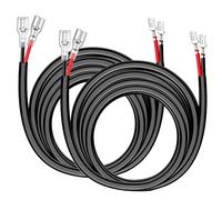 Gebildet 2PCS 16AWG 3Meter Wiring Harness Extension Cords Kit 12-24V/15A for LED Work Light Bar Led Pods Off Road Lights Driving Fog Light Boat Lighting