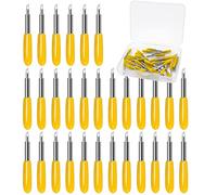 Gebildet 30° Replacement Blades for Cricut Explore Air/Air 2/Air 3, Maker/Maker 3 & Expression Vinyl Cutting Machines(Yellow Cap)