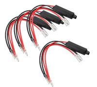 Gebildet 4PCS Motorcycle Resistor 12V Motorbike Turn Signal Indicator Resistor 10W10Ω Adaptor Flash Fix Error LED for Motorcycle Motorbike(Y-063)