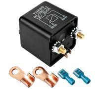 Gebildet Automotive Relays for Car Truck Motor Boat Car Starter - 12V DC 200 Amp Split Charge Relay Switch with 2 Pin Footprint + 2 Terminal