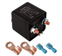 Gebildet Automotive Relays for Car Truck Motor Boat Car Starter - 24V DC 200 Amp Split Charge Relay Switch with 2 Pin Footprint + 2 Terminal