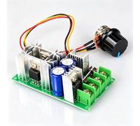 Gebildet DC Motor Controller Assembly 12V 24V 36V 48V High Power Drive Module Adjustable Speed PWM Electronic Governor Controller Regulation Switch 20A Ultra small LED dimmer
