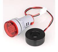 Gebildet Digital Mini LED Ammeter, AC 0-100A Digital Amperage Tester Meter Ampere Monitor Red LED Signal Indicator Light Panel