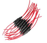 Gebildet Inline Glass Fuse Holder 32V 20A Fast-Blow Screw-Type with 16AWG Wire - Pack of 15