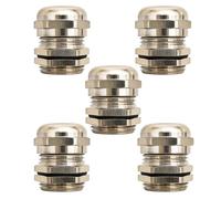 Gebildet Metal Cable Gland, PG11 Waterproof Adjustable 5.0-10mm Cable Gland Joint with Gaskets, Wire Protector, M18*1.5 Wire Connector