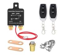 Gebildet Remote Battery Isolator Switch, Prevents Battery Discharge Disconnects the Negative Terminal of the Car Anti-Theft Protection Remote Battery Isolator Switch for Cars, RVs, Trucks, 12V 250A