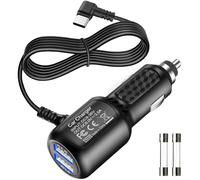 Gebildet Type C USB Power Cord Cable with Dual Port USB,Vehicle Power Charging Cable with Length(11.5ft/350cm) for Car Dashcam Camera Charger Power Cord for Dashcam Supply Radar Detectors
