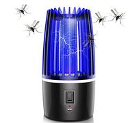 GEBIN Bug Zapper Usb Powerd Electronic Mosquito Killer Indoor UV Light Fly Pests Insects Attractant Trap Lamp Non Toxic Zapper for Home Bedroom,Kitchen,Office,Patio (Charging section)
