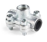Gebo 1 Inch (33-34mm) Pipe Repair Clamp X 1/2 Inch Side Thread Joint Leak Fix