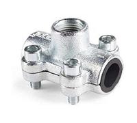 Gebo Pipe Saddle Clamp 2 1/2" X 1" With Threaded Boss Adaptor