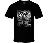 geboan HOT Design Deadliest Catch Logo TV Series T Shirt Size S- 2XL Black