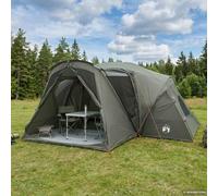 Gecheer 10-Person Cabin Tent with Rainfly, 185T Polyester PU Coating, Water-Resistant, 22.8㎡, 2 Rooms, for Camping, Army Green 42042257