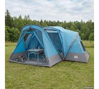 Gecheer 10-Person Cabin Tent with Rainfly, 185T Polyester PU Coating, Water-Resistant, 22.8㎡, 2 Rooms, for Camping, Army Green 42042257