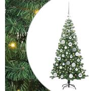 Gecheer 120cm Green PVC Artificial Christmas Tree with LED Lights - Modern Minimalist Design for Indoor & Outdoor Use Model3396363