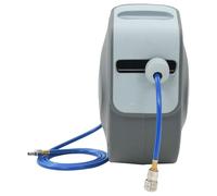 Gecheer 30m+2m Retractable Air Hose Reel, 24 Bar, PVC, Quick Connector, Wall Mountable Model143256