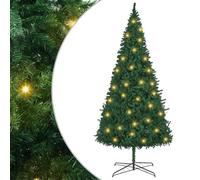 Gecheer 400cm Green PVC Artificial Christmas Tree with LED Lights - 8 Modes, USB Powered, Decorative String Lights Model3394812