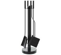 Gecheer 5 Piece Fireplace Tool Set 18x56 cm Steel Fireplace Tools Model156377