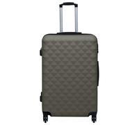 Gecheer ABS Hardcase Trolley Suitcase Set with Security Locks - Anthracite - 2 Sizes Included - Travel Organiser Model92432