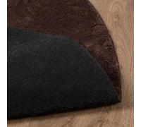 Gecheer Area Rugs Round HUARTE Brown Ø 80 CM Polyester decorate Model42022476