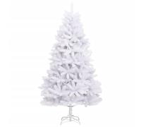 Gecheer Artificial Hinged Christmas Tree White PVC Extra Tall Christmas tree Model357788