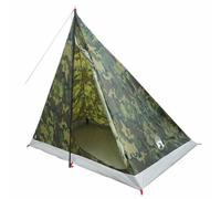 Gecheer Backpacking Tent 2-Person Camouflage 185T Polyester with PU Coating Lightweight Portable for Camping Hiking All Seasons 42019358