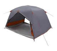 Gecheer Backpacking Tent 2-Person Grey and Orange 185T Polyester with PU Coating 220x138x113 cm Compact 3.03㎡ All-Season Shelter for Couple Camping 42017411