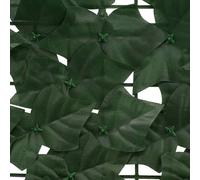 Gecheer Balcony Screen with Leaves Dark Green 600 x 75 cm 42040626