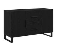 Gecheer Black Oak Contemporary Buffet Table with Storage, Rectangular, Indoor Use Only - 100 x 36 x 60 cm Model862960
