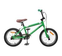 Gecheer BMX Bike 16 Inches Black Steel Frame | Adjustable Handlebar & Seat with Linear Pull Brake | For Kids 5-8 Years Old Height 115-130cm | Stunt & Trick Riding 42009737