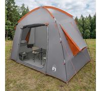 Gecheer Cabin Tent Waterproof Polyester 210x210x138cm Grey Orange for Outdoor Summer Camping 42028507