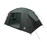 Gecheer Cabin Tent White Blackout 300x210x156 cm Polyester Waterproof for Family Camping 42028514
